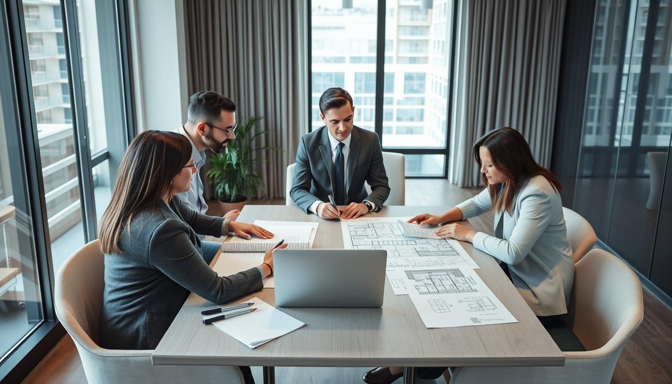 Family elder care planning discussion